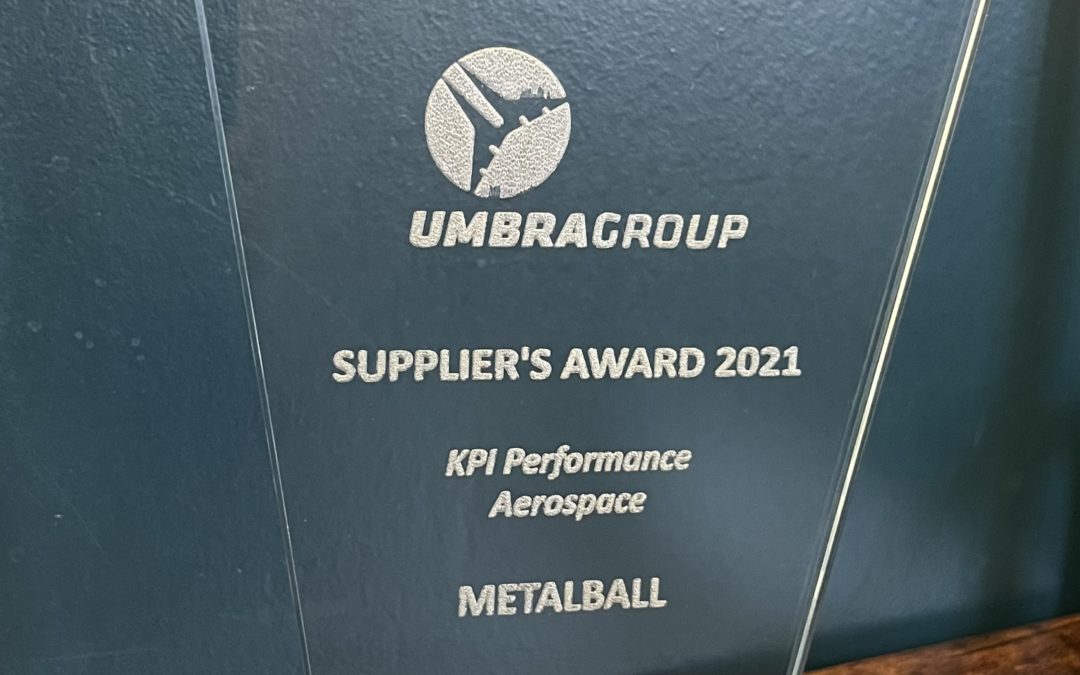 Best Aerospace supplier Performance Award